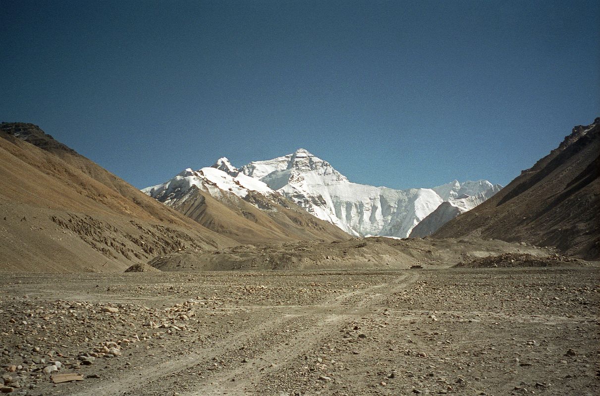 20 Everest North Base Camp With Everest North Face Behind